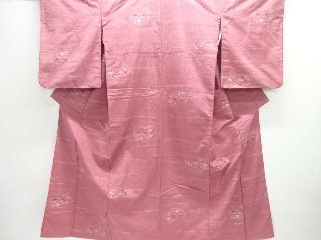 JAPANESE KIMONO / TSUMUGI / WOVEN TREES